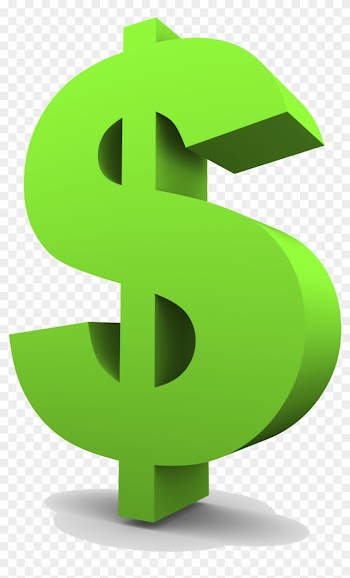 Green Dollar Symbol Png Clipart - Dollar Sign Transparent Background