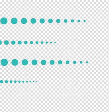 Green dot art, Icon, The dotted lines of different sizes transparent background PNG clipart