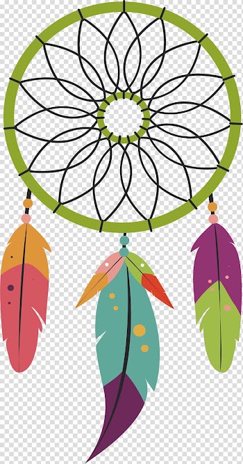 Green dreamcatcher , Indian Independence Day Public holiday August 15, Colored feather national wind ornament transparent background PNG clipart