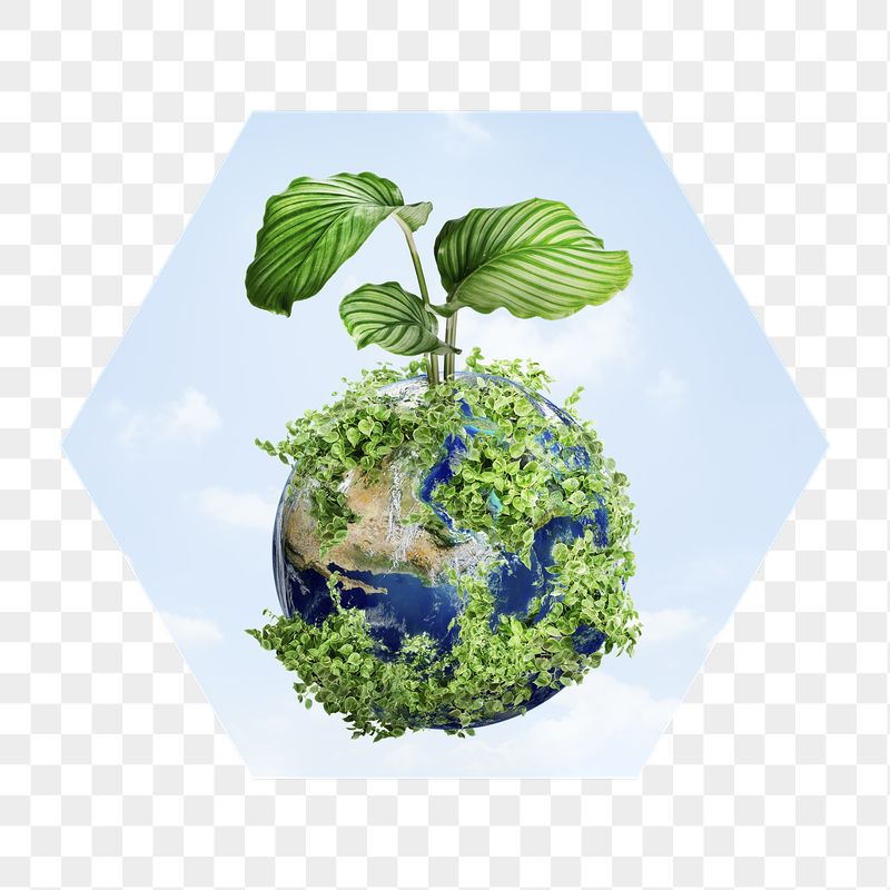 Green earth png badge sticker, | Free PNG - rawpixel