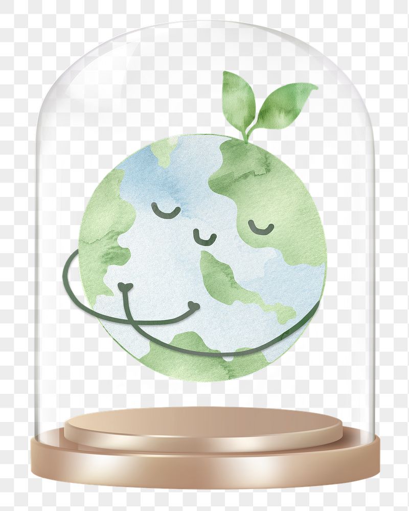 Green Earth png glass dome | Free PNG - rawpixel