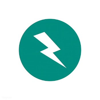 Green electric current sign graphic illustrat.. | Free stock vector - 429395