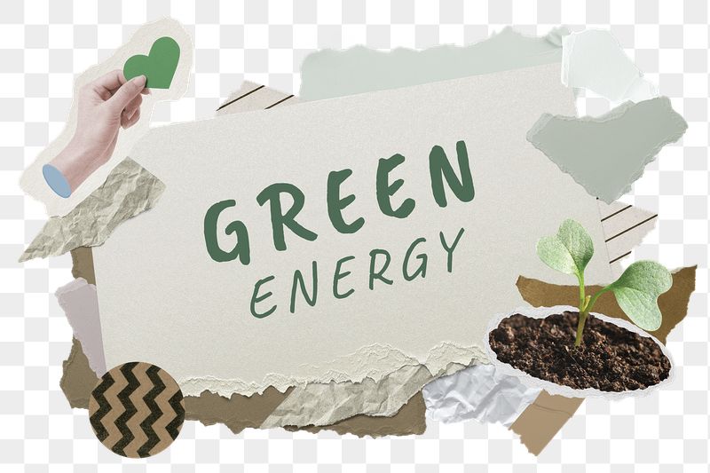 Green energy png word sticker | Free PNG - rawpixel