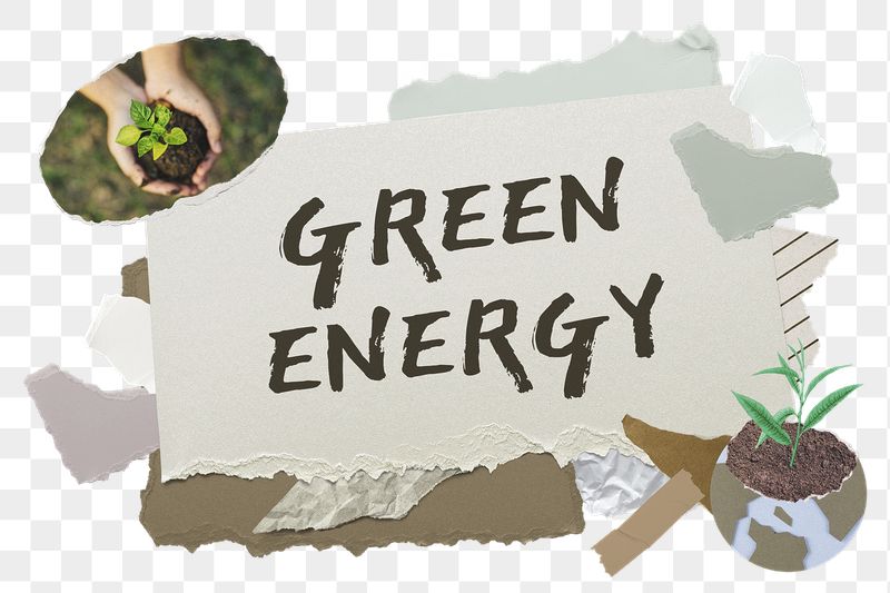 Green energy png word sticker | Free PNG - rawpixel