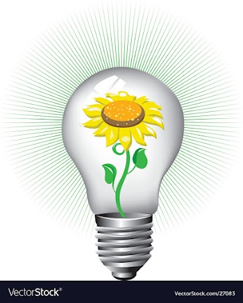 Green energy vector image