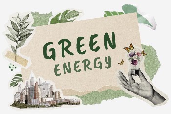 Green energy word typography, environment | Free Photo - rawpixel