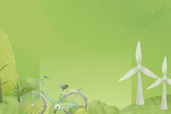 Green environmental background, watercolor border | Free Photo - rawpixel