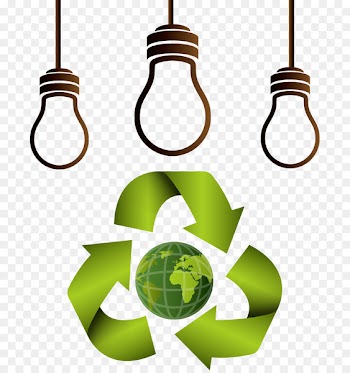 Green Environmental protection Energy conservation Illustration - Vector Green bulb creative 