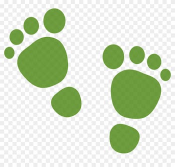 Green Feet Clip Art - Baby Feet Clip Art