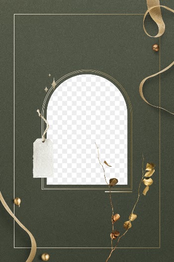 Green festive png background, arch | Free PNG - rawpixel