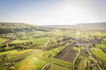Green Field Top Angle Photography