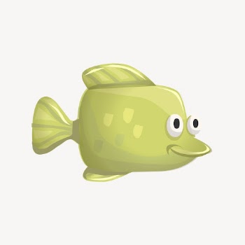 Green fish clipart, animal illustration | Free Vector - rawpixel
