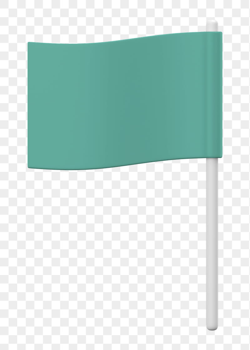 Green flag png mockup, transparent | Free PNG Mockup - rawpixel