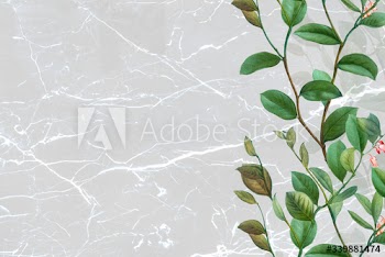 Green floral background