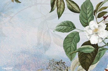 Green floral background | Free stock vector - 595406