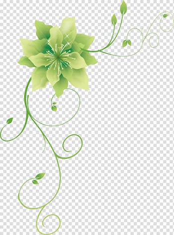 Green flower art, Green Flower, Green flower transparent background PNG clipart