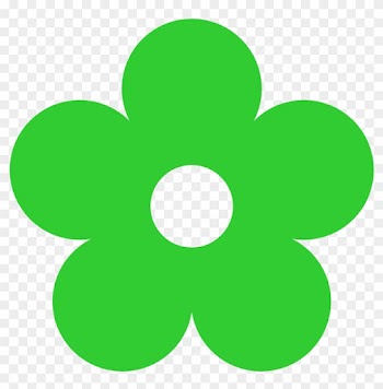 Green Flower Clipart