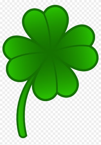 Green Four Leaf Clover - Green