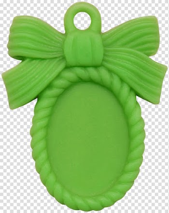 Green frame , Green bow decoration frame transparent background PNG clipart