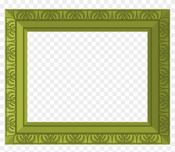 Green, Frame, Ornate, Antique - No Background Frame