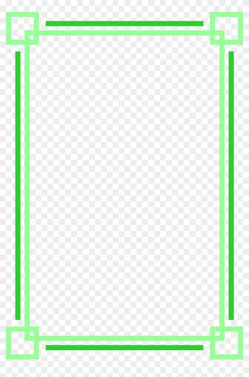 Green Frame Png Photo - Frame Line Green