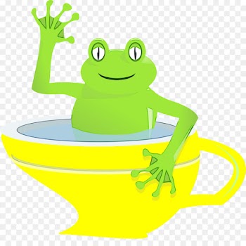 green frog clip art cartoon true frog