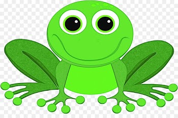 green frog true frog cartoon clip art