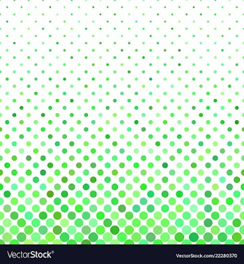 Green geometric circle pattern background - with vector image