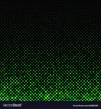 Green geometric dot pattern background - design vector image