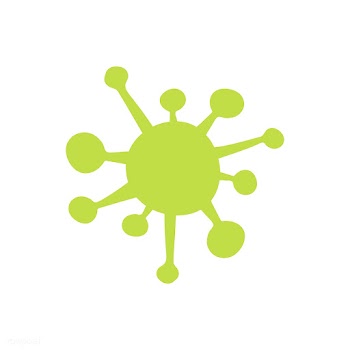 Green germs isolated graphic illustration | Free stock vector - 429482