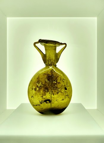 Green Glass Vase