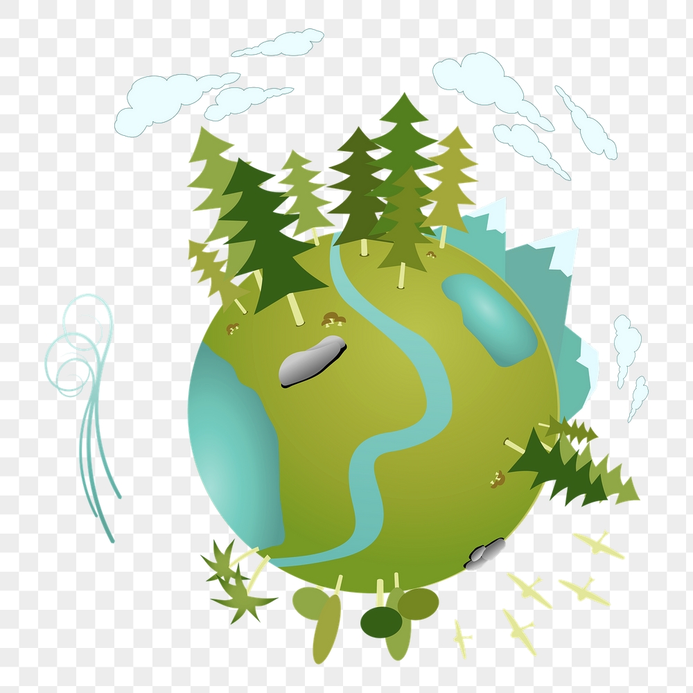 Green globe png sticker, environment | Free PNG - rawpixel