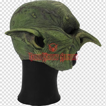 Green Goblin Mask Fantasy Carnival, mask transparent background PNG clipart