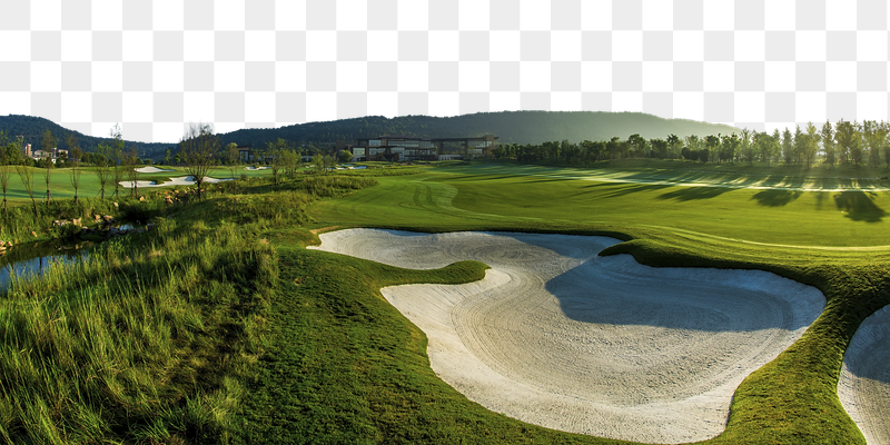 Green golf course png border, | Free PNG - rawpixel