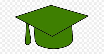 Green Grad Cap Clip Art At Clker - Pink Graduation Hat 2018