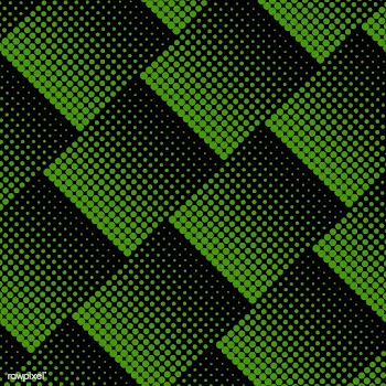 Green gradient halftone background vector | Free stock vector - 523565