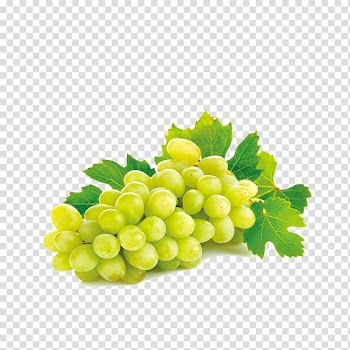 Green grapes , Juice Grape Seedless fruit Berry, grape transparent background PNG clipart