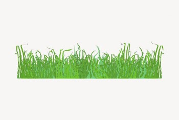Green grass collage element, nature | Free PSD - rawpixel