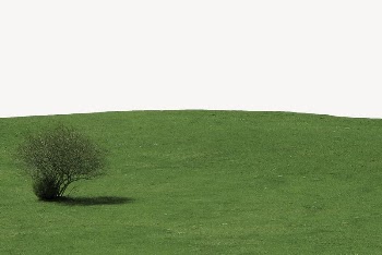 Green grass hill border, nature | Free PSD - rawpixel