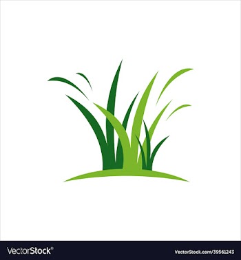 green grass template