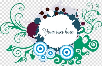 Green , Green watercolor flower box transparent background PNG clipart