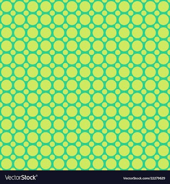 Green halftone circle pattern background vector image