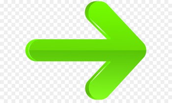 Green Hand - Arrow Right Green PNG Transparent Clip Art Image 