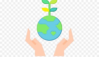 green hand leaf finger world