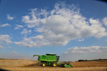 Green Harvester at Daytime