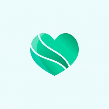 Green heart icon medical care vector | Free stock vector - 516109
