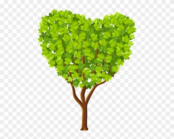 Green Heart Tree Transparent Png Image - Heart Tree Transparent