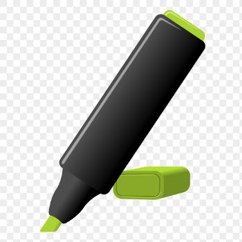 Green highlighter pen png sticker | Free PNG - rawpixel