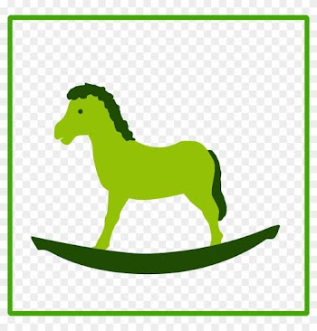 Green Horse Clipart - Icon