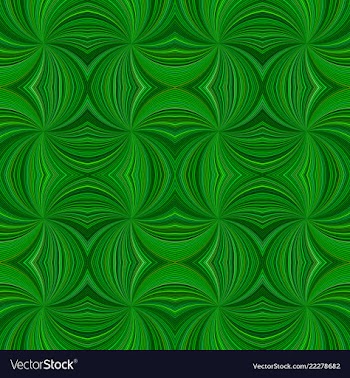 Green hypnotic abstract seamless striped vortex vector image